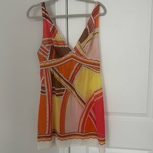 Emilio Pucci Multicolor Mini Dress